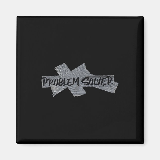 Aimant Résolveur de problème drôle  (Devant)