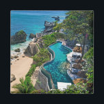 Aimant Resort View Bali Magnetic Pin<br><div class="desc">Bali Beach Vue aérienne Cet emplacement est très spécial pour les voyageurs du monde entier.</div>