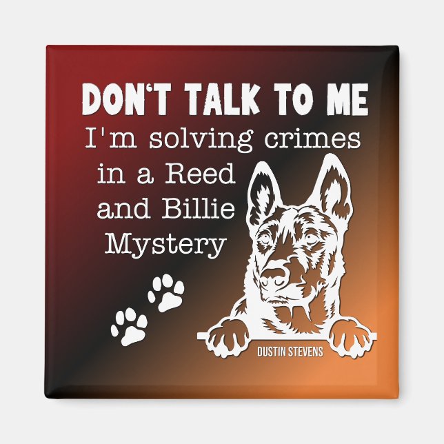 Aimant Résoudre les crimes avec Reed et Billie (Devant)