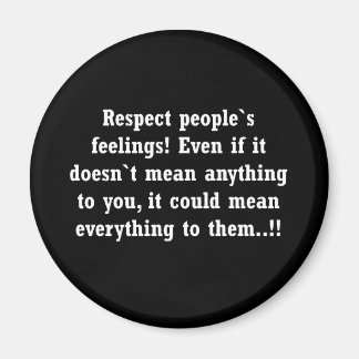 Aimant RESPECT SOINS AUTRES SENTIMENTS conseils commentai