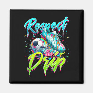 Aimant Respecter le goutte à goutte Soccer Glace Goutte à