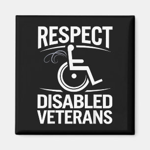 Aimant Respecter les vétérans handicapés 