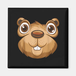 Aimant Respectez la journée du groundhog jour marmotte an