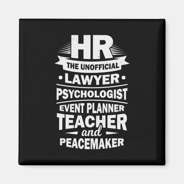 Aimant Ressources humaines Fières (Devant)