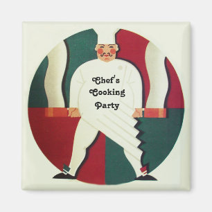 Aimant RESTAURANT CUISINE DU CHEF PARTI culinaire