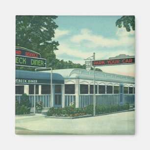 Aimant Restaurant vintage, Retro Rhinebeck Roadside Diner