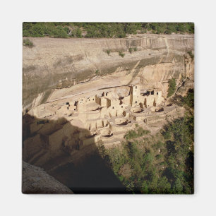 Aimant Restes des logements de falaise indiens de pueblo