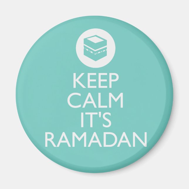 Aimant Restez calme C'est le Ramadan ! (Devant)