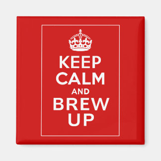 Aimant Restez calme et brassez-vous ~ British Fun