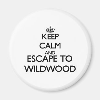 Aimant Restez calme et évadez-vous de Wildwood New Jersey