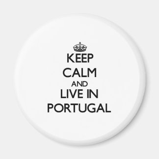 Aimant Restez calme et vivez au Portugal