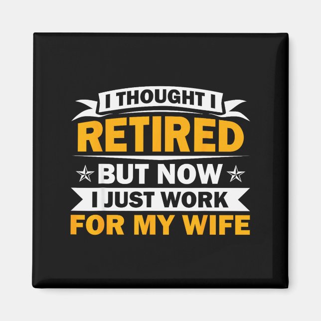 Aimant Retirement Novelty For Men Women Dad Grandpa Retir (Devant)