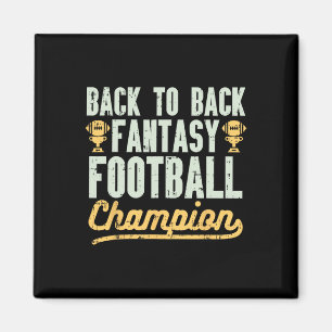 Aimant Retour À L'Arrière Champion De Football Imaginaire