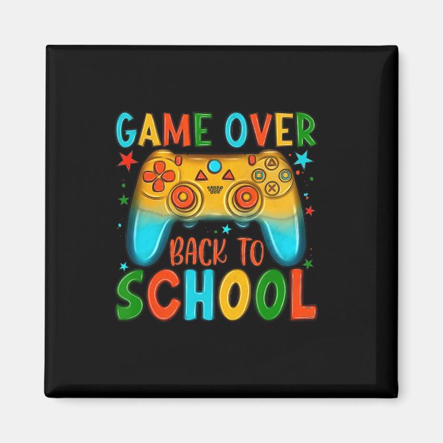 Aimant Retour À L'École Jeu Amusant Sur L'Étudiant (Devant)