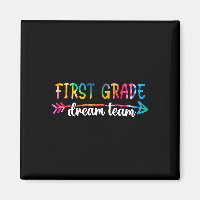 Aimant Retour À L'École Première Classe Dream Équipe Étud (Devant)