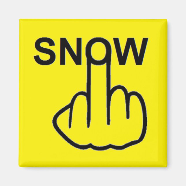 Aimant Retournement de neige magnétique (Devant)