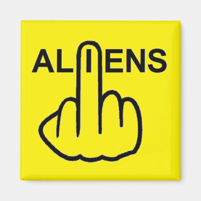 Aimant Retourner les Aliens magnétiques (Devant)