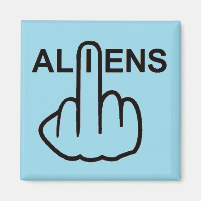 Aimant Retourner les Aliens magnétiques (Devant)