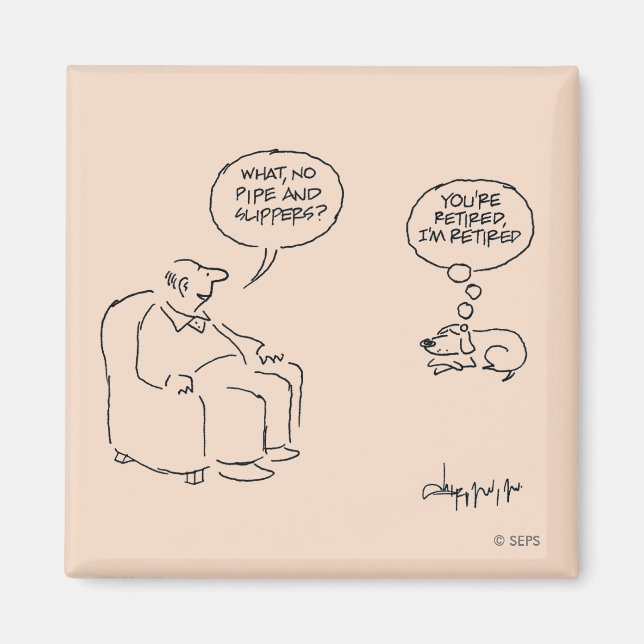 Aimant Retraité (Devant)