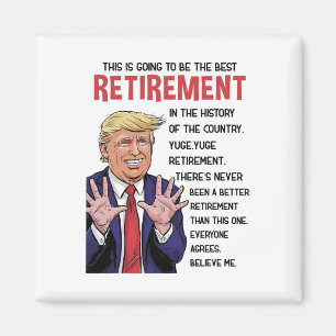 Aimant Retraité 2025 Retraite 2025 En retraite 2025 Trump