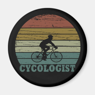 Aimant Retraite de cyclisme drôle - Vieux Cycologue