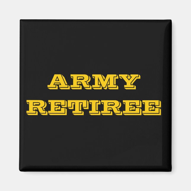 Aimant Retraite de l'Armée de l'aimant (Devant)