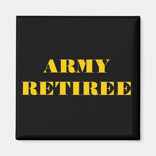 Aimant Retraite de l'Armée de l'aimant (Devant)
