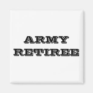 Aimant Retraite de l'Armée de l'aimant