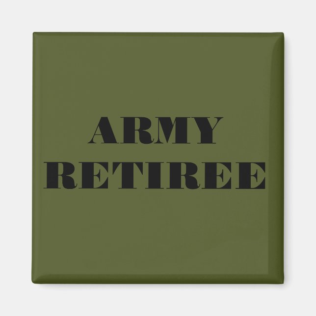 Aimant Retraite de l'Armée de l'aimant (Devant)