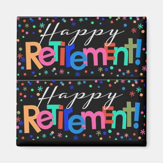 AIMANT ***RETRAITE HEUREUSE RETRAITE HEUREUSE*** (Devant)