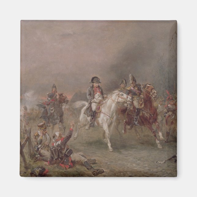 Aimant Retraite Napoléon (huile sur toile) (Devant)