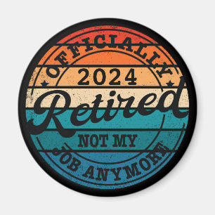 Aimant Retraite personnalisée officiellement à la retrait