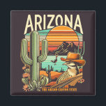 Aimant Retro Arizona<br><div class="desc">Retro Arizona</div>