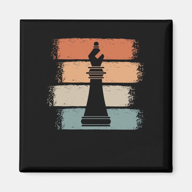 Aimant Rétro Chess Pieces (Devant)