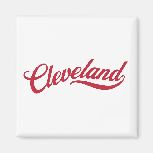 Aimant Retro Cleveland (Devant)