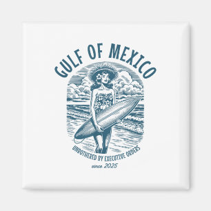 Aimant Retro Eté Golfe Du Mexique Forever Beach Golfo De
