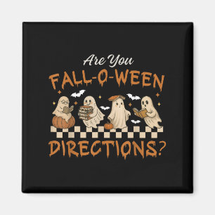 Aimant Retro Êtes-Vous Tombé O Ween Directions Enseignant