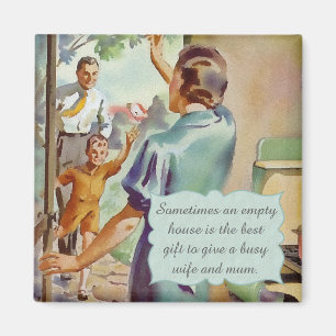 Aimant Rétro femme au foyer