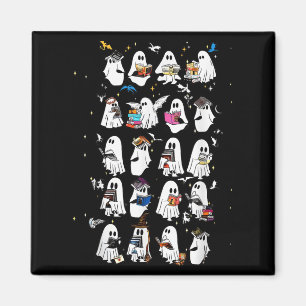 Aimant Retro Ghost Book Imaginaire Series Halloween Book 