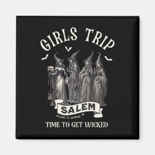 Aimant Retro Girls Trip Salem 1692 Ils Ont Manqué Une Sor