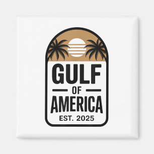 Aimant Retro Golfe De Usa Amérique Est 2025 Golfe Mexique