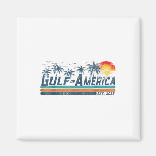 Aimant Retro Golfe De Usa Amérique Est 2025 Golfe Mexique