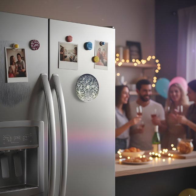 Aimant Retro Groove - Boule Disco (Créateur téléchargé)