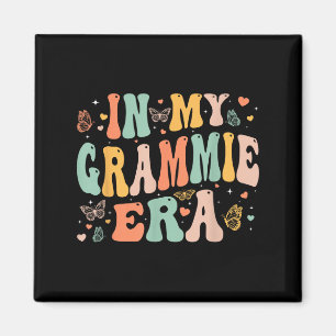 Aimant Rétro Groovy Dans Mon Ère Mamie Fête Des Mères Fem