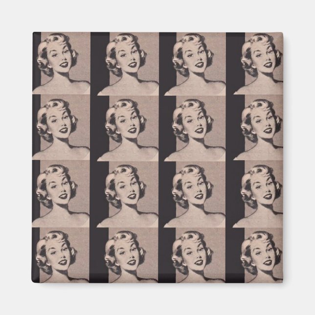 Aimant Rétro Housewife (Devant)