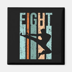Aimant Retro Karate 8e anniversaire 8 Judo Men Kung Fu Ki