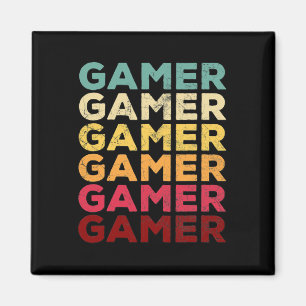 Aimant Retro les années 70 80s 90s Jeu Vidéo Hommes garço