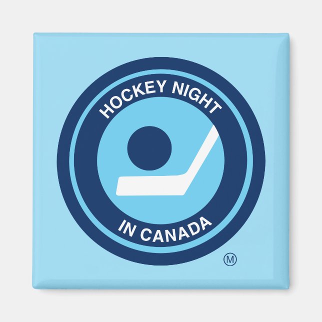 Aimant  Rétro logo de Hockey Night in Canada (Devant)
