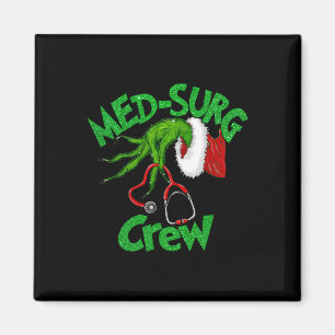 Aimant Retro Med-surg Infirmière Stethoscope Noël Xm
