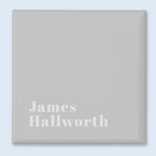 Aimant Rétro Moderne Nom minimum ou Modèle d'entreprise